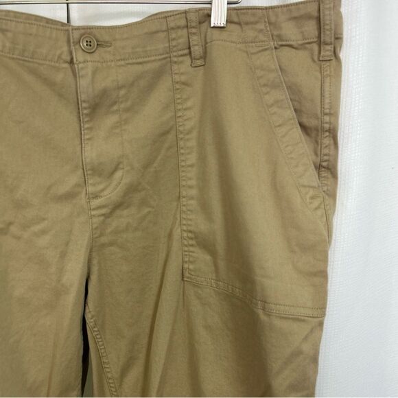 Lands End Khaki Pants Women’s 22W Flat Front Pockets - Picture 4 of 9